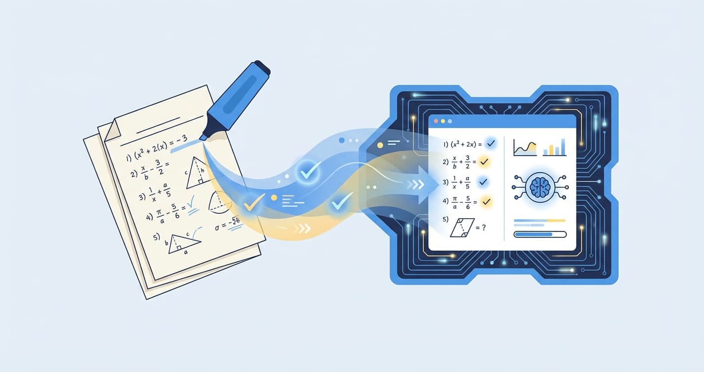Stylized illustration for blog: How AI Is Transforming UK Tutoring: From Marking to Personalised Learning